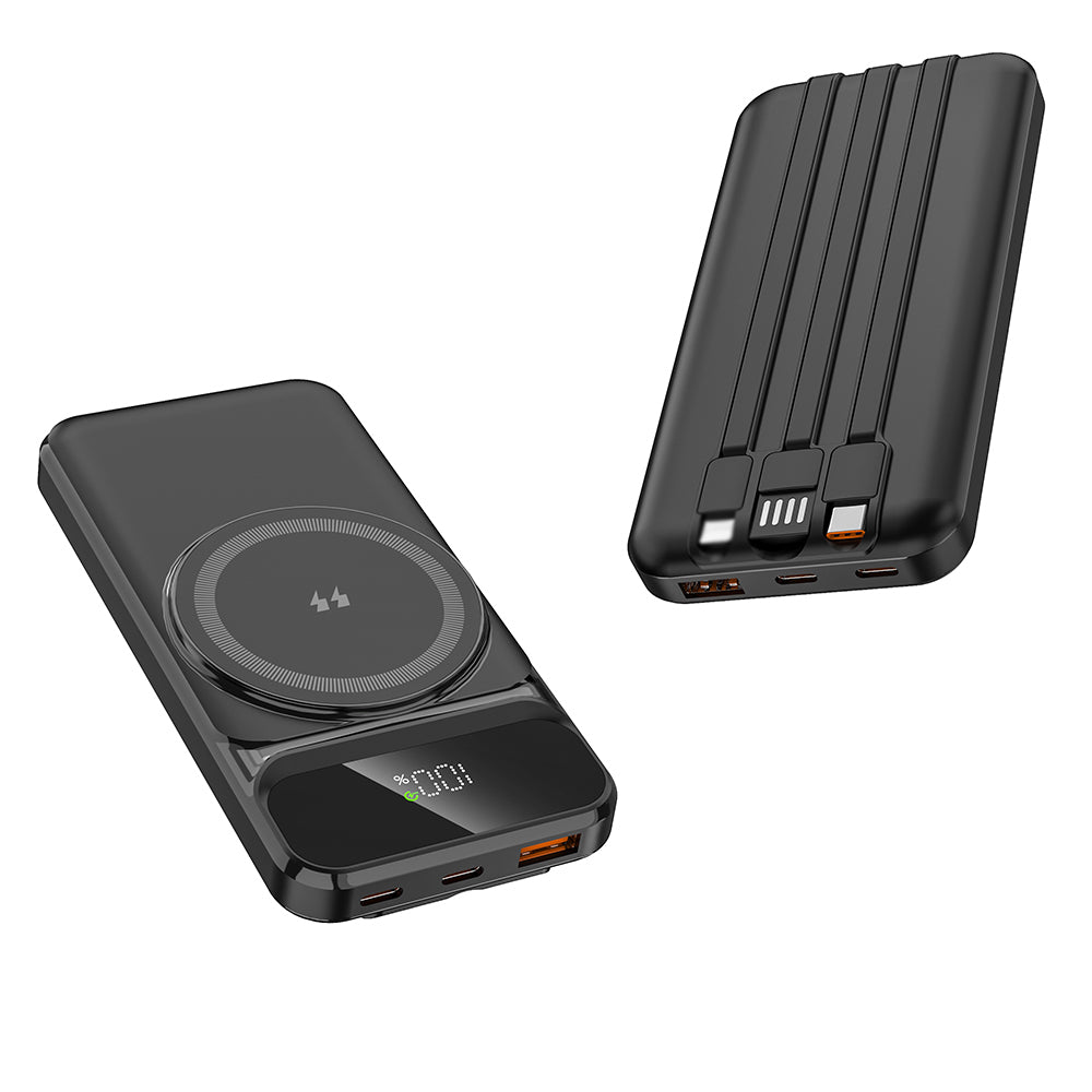 LuckyPromos | 10000mAh Portable 15W Wireless Charge Power Bank PD 22.5W