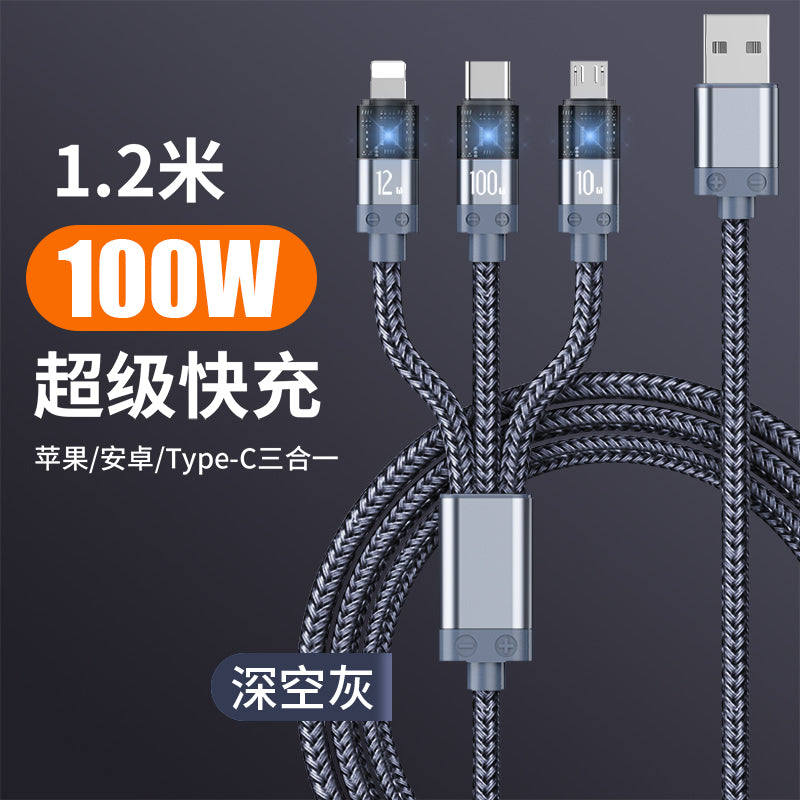 LuckyPromos | 3-in-1 Fast Charging Cable
