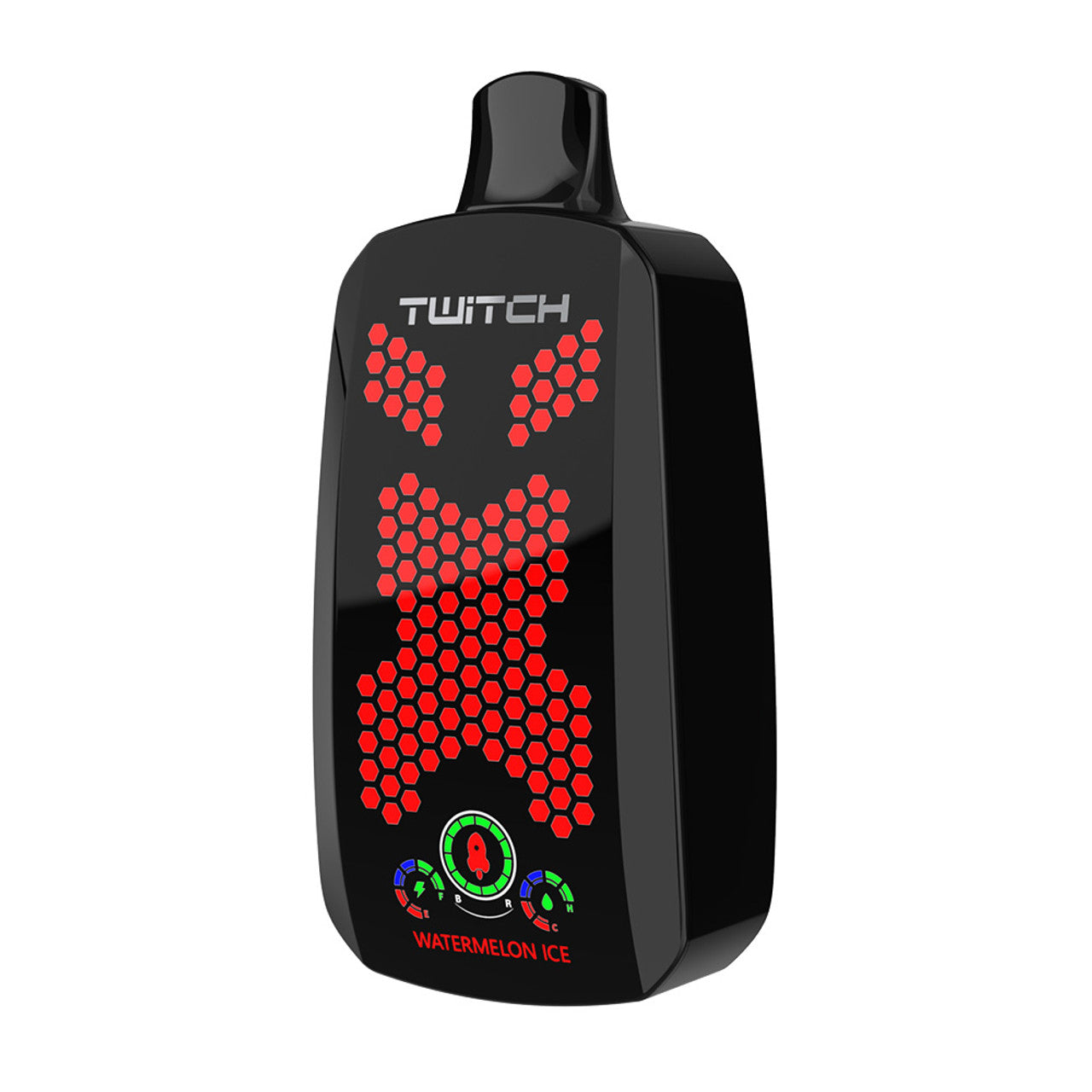 Twitch VPR12000 Puffs 18ML Disposable Rechargeable Vape Device With E-Liquid Screen - Display of 5 (MSRP $20.00 Each)