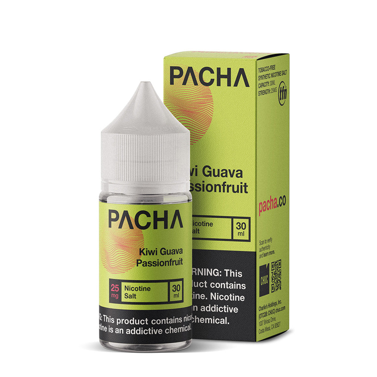 Pacha Syn Synthetic Nicotine Salt E-Liquid 30ML (MSRP $15.00)