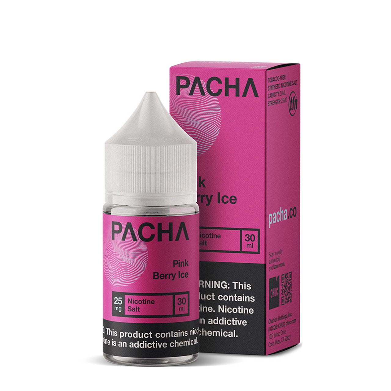 Pacha Syn Synthetic Nicotine Salt E-Liquid 30ML (MSRP $15.00)