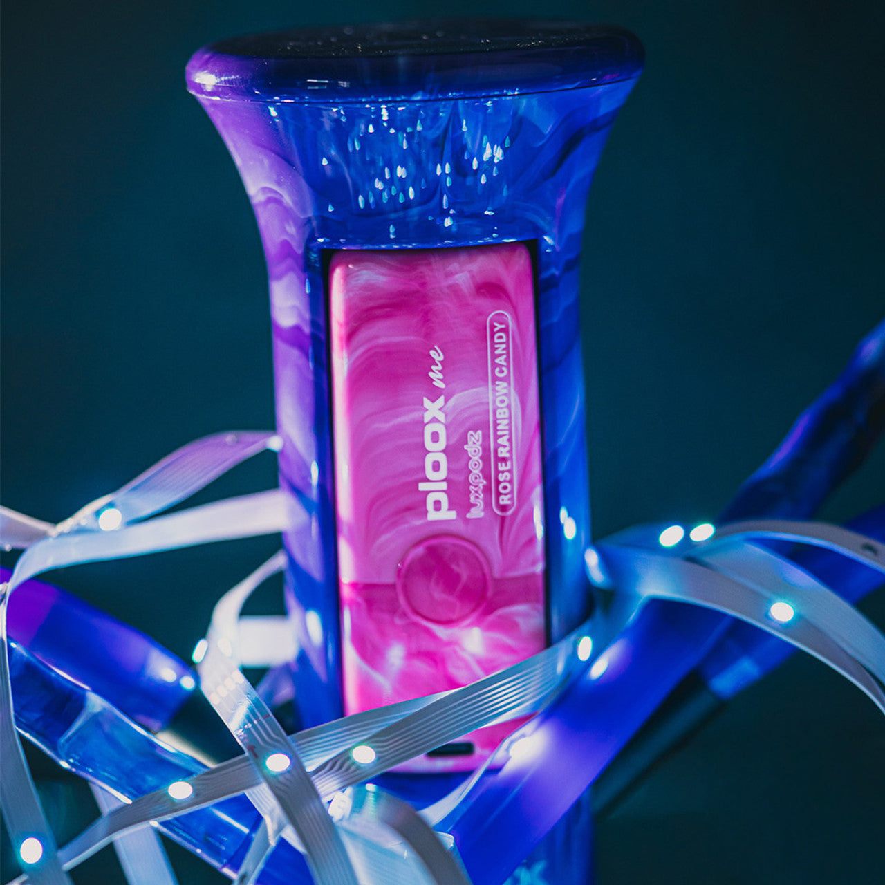 Ploox Me By Luxpodz 9900 Puffs 15ML Portable Hookah Disposable Device With Mesh Coil - Display of 5 (MSRP $15.00 Each)