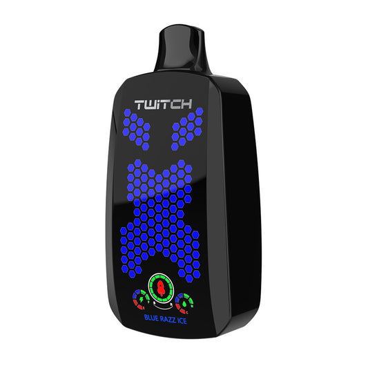 Twitch VPR12000 Puffs 18ML Disposable Rechargeable Vape Device With E-Liquid Screen - Display of 5 (MSRP $20.00 Each)