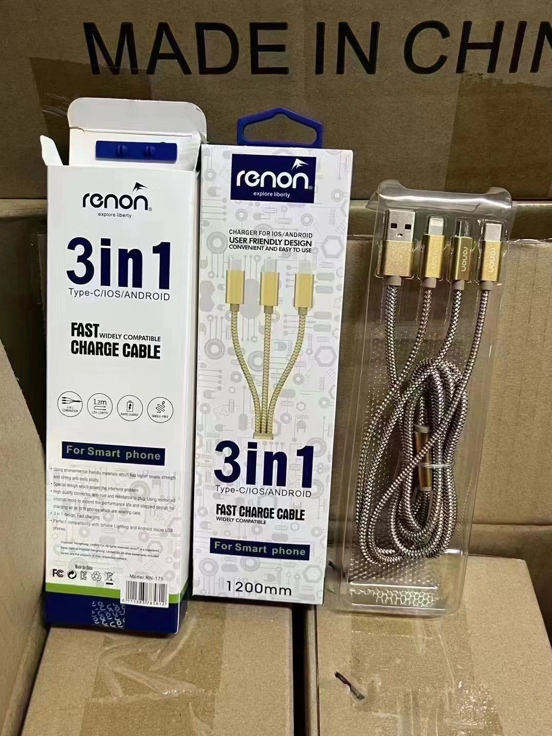 Good packaging Phone charger cables