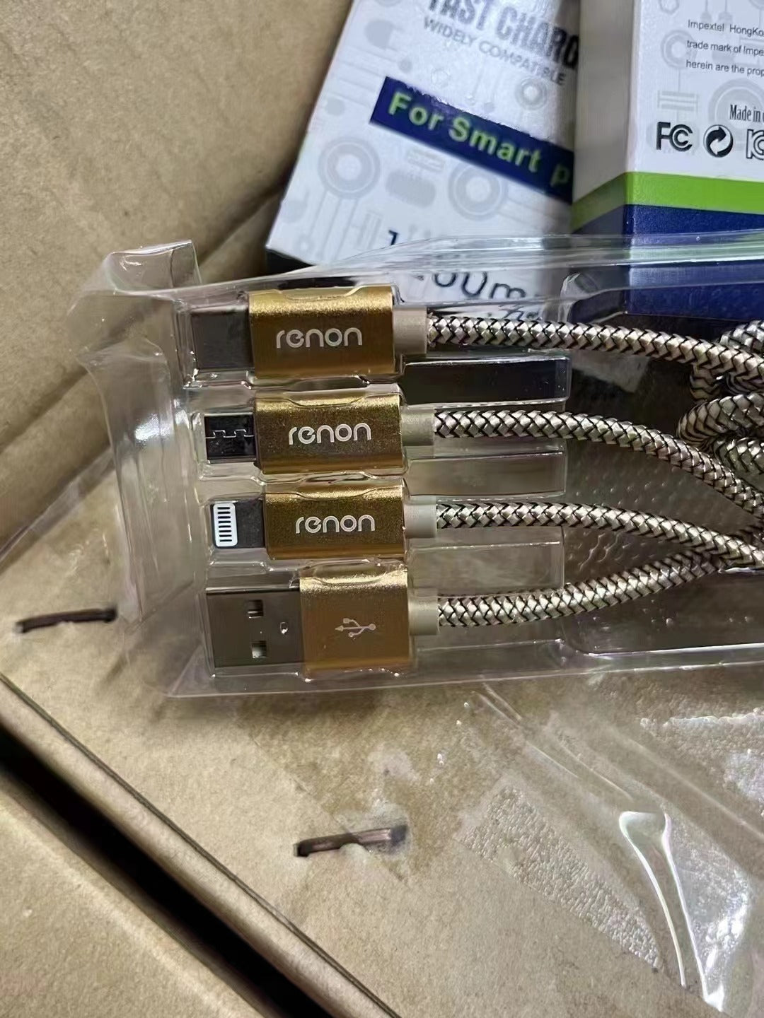 Good packaging Phone charger cables