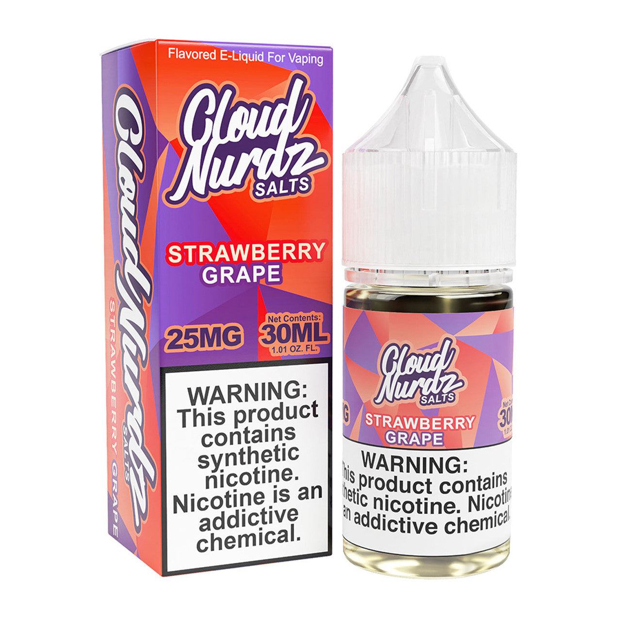 Cloud Nurdz Salts Tobacco-Free Nicotine Salt E-Liquid 30ML (MSRP $19.99)