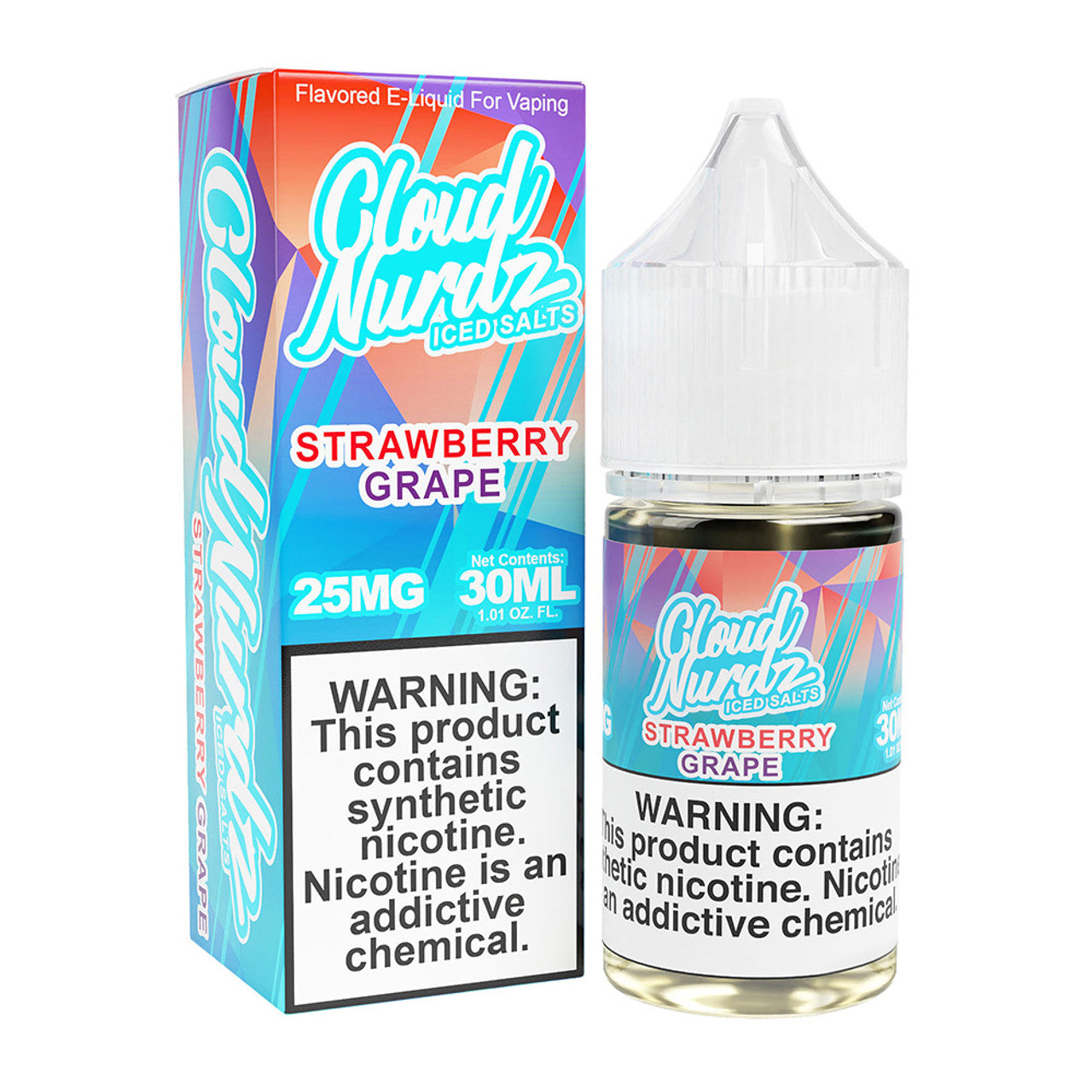 Cloud Nurdz Salts Tobacco-Free Nicotine Salt E-Liquid 30ML (MSRP $19.99)