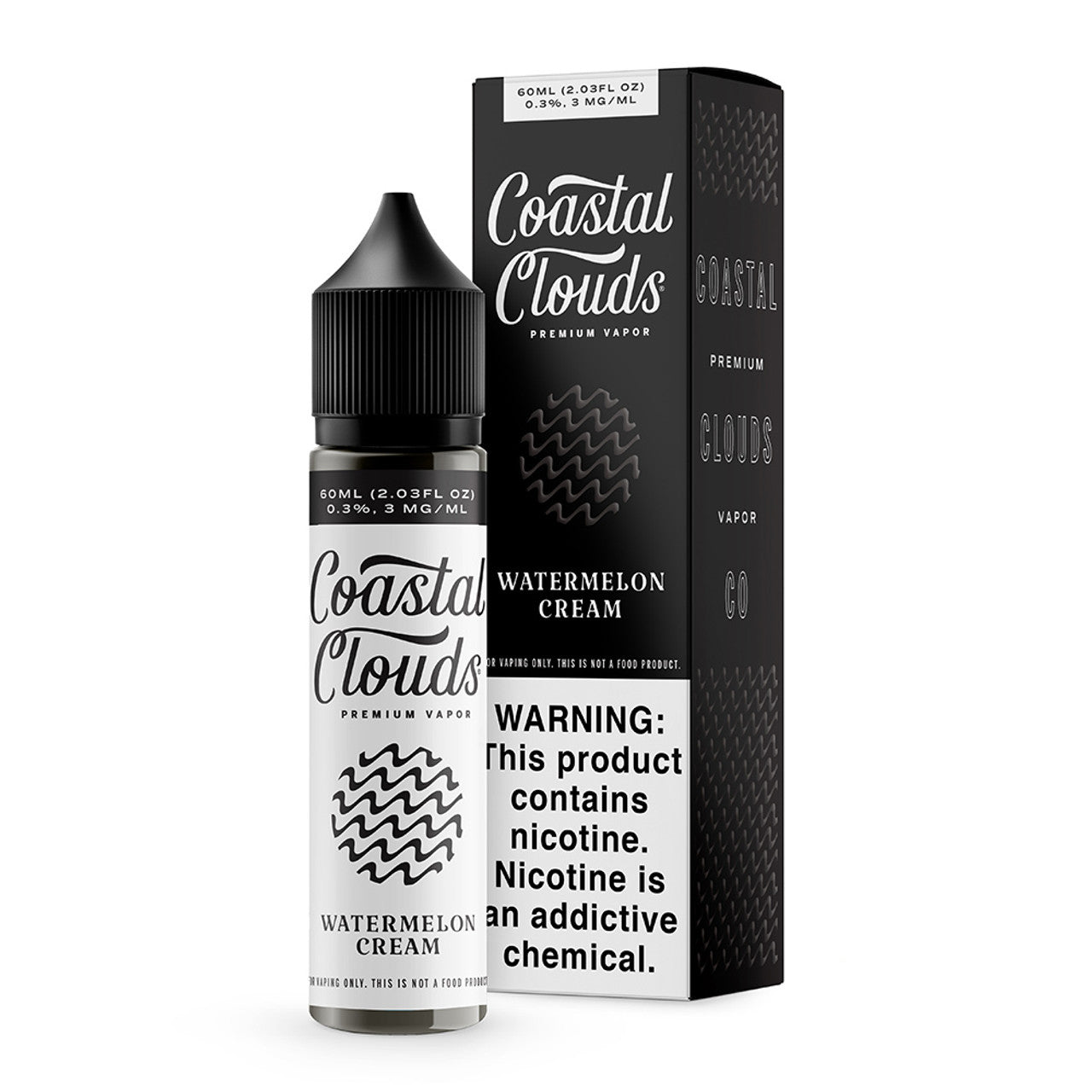 Coastal Clouds Premium Vapor E-Liquid 60ML (MSRP $25.00)