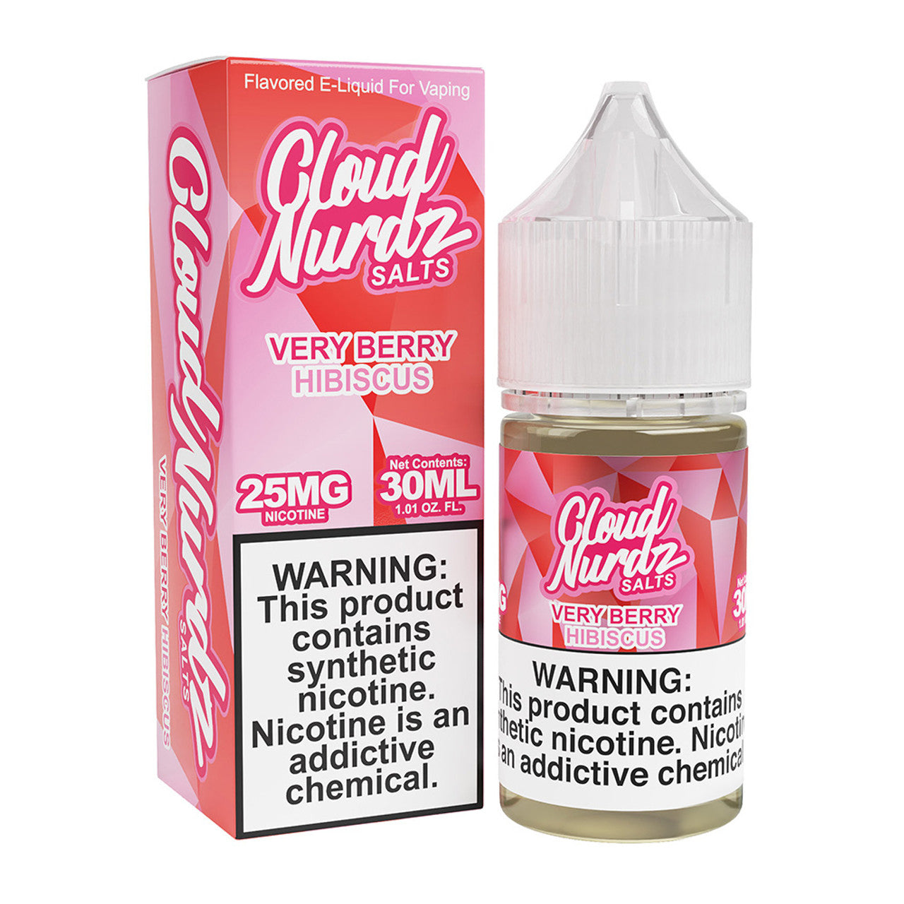 Cloud Nurdz Salts Tobacco-Free Nicotine Salt E-Liquid 30ML (MSRP $19.99)