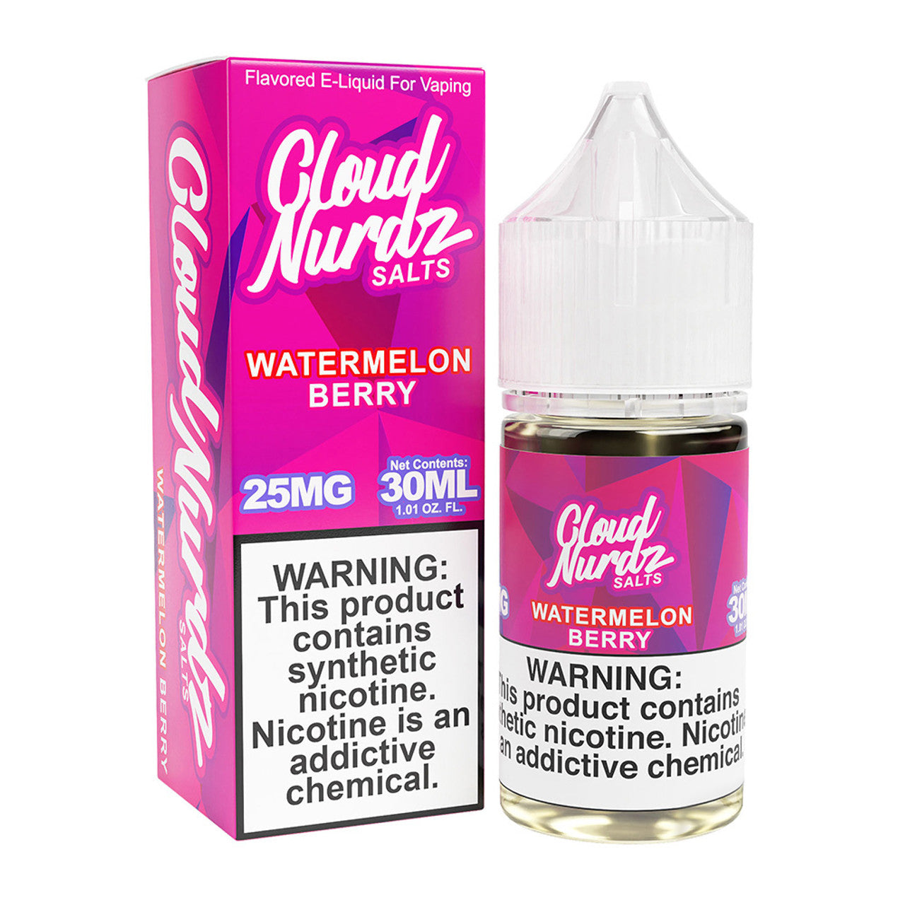 Cloud Nurdz Salts Tobacco-Free Nicotine Salt E-Liquid 30ML (MSRP $19.99)