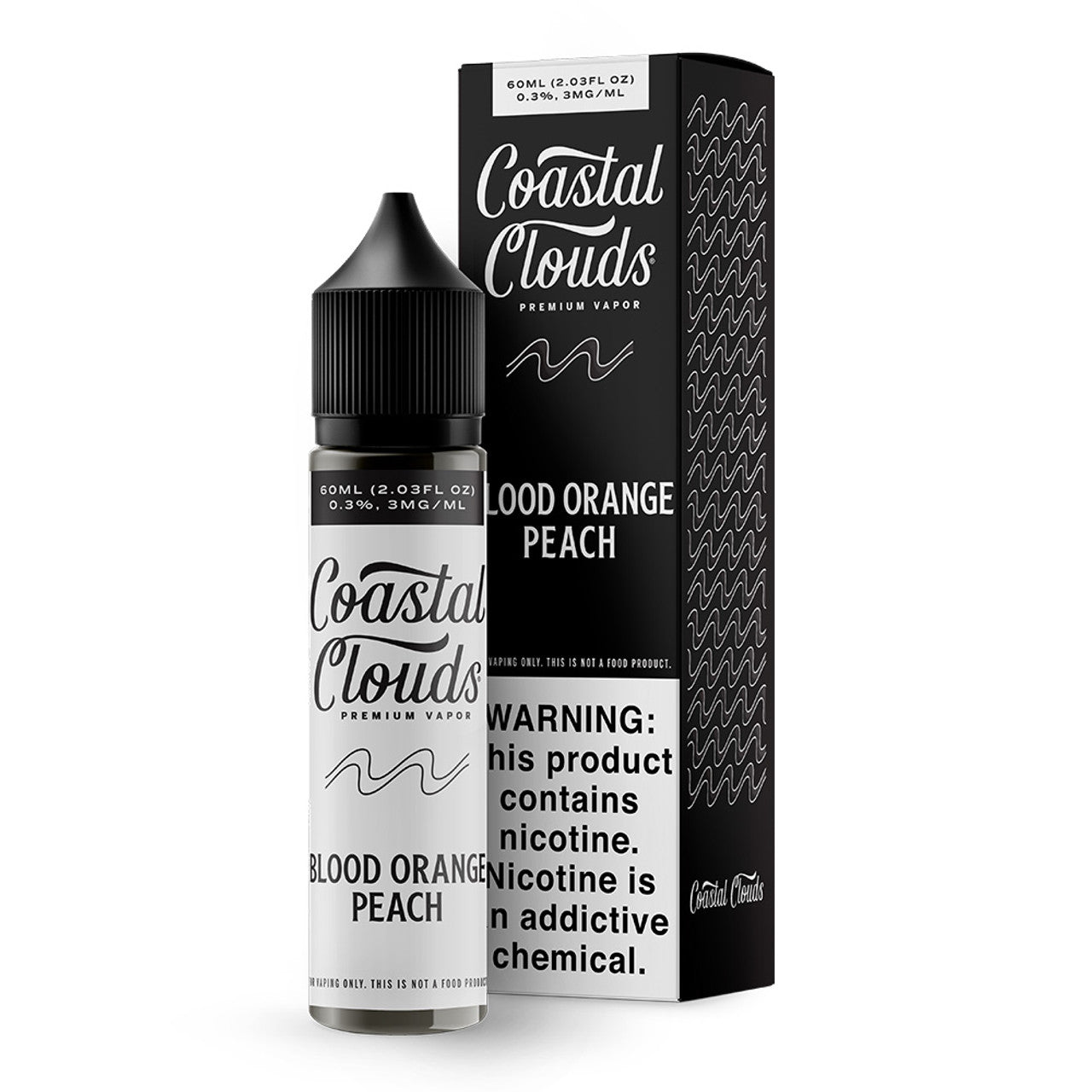 Coastal Clouds Premium Vapor E-Liquid 60ML (MSRP $25.00)