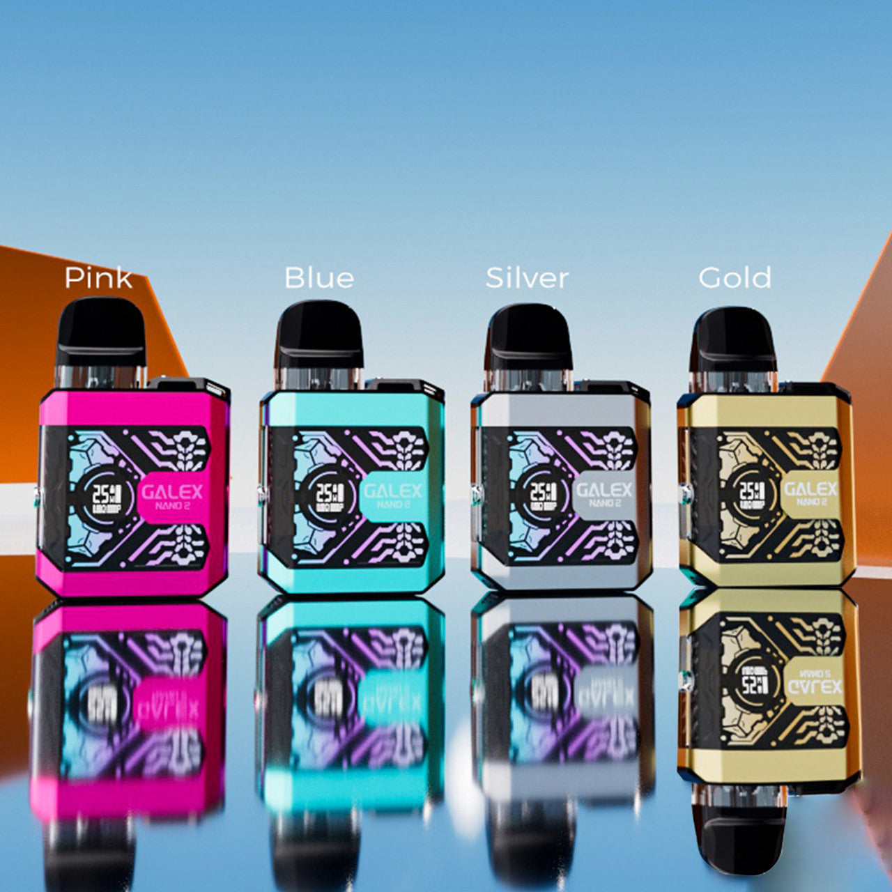 Freemax Galex Nano 2 900mAh Pod System Starter Kit With Refillable 2ML Galex Pod & 3ML Galex V2 Pod (MSRP $25.00)