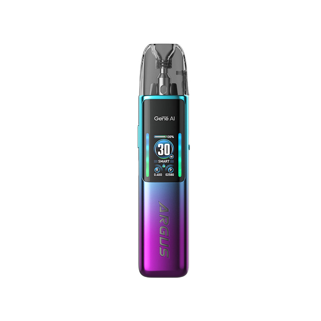 VooPoo Argus G2 1000mAh Pod System Starter Kit With 2 x 3ML Refillable Argus Top Fill Cartridge Pod (MSRP $35.00)