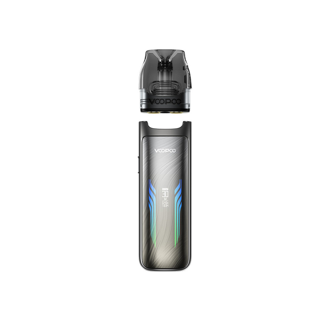 VooPoo Vmate Max 1200mAh Pod System Starter Kit With 2 x 3ML Refillable Vmate Top Fill Cartridge Pod (MSRP $39.99)