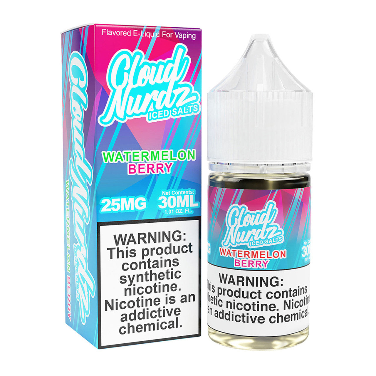 Cloud Nurdz Salts Tobacco-Free Nicotine Salt E-Liquid 30ML (MSRP $19.99)