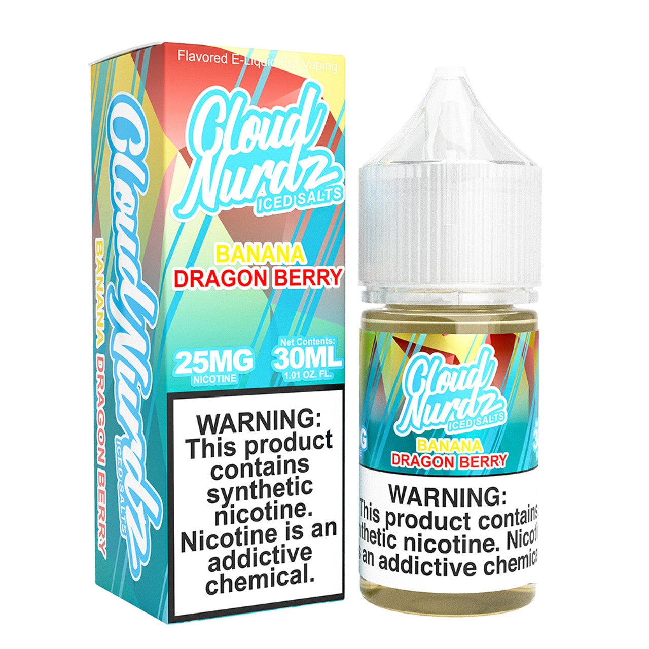 Cloud Nurdz Salts Tobacco-Free Nicotine Salt E-Liquid 30ML (MSRP $19.99)