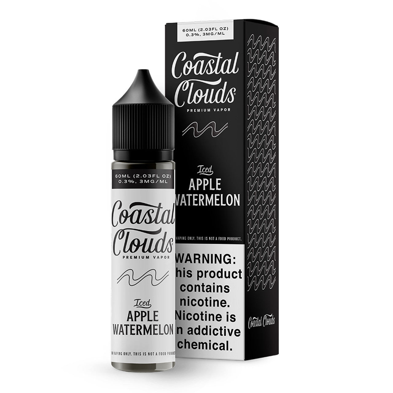 Coastal Clouds Premium Vapor E-Liquid 60ML (MSRP $25.00)