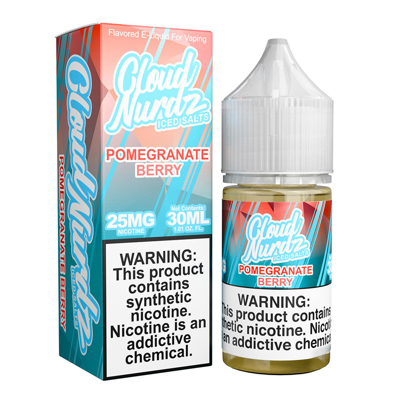 Cloud Nurdz Salts Tobacco-Free Nicotine Salt E-Liquid 30ML (MSRP $19.99)