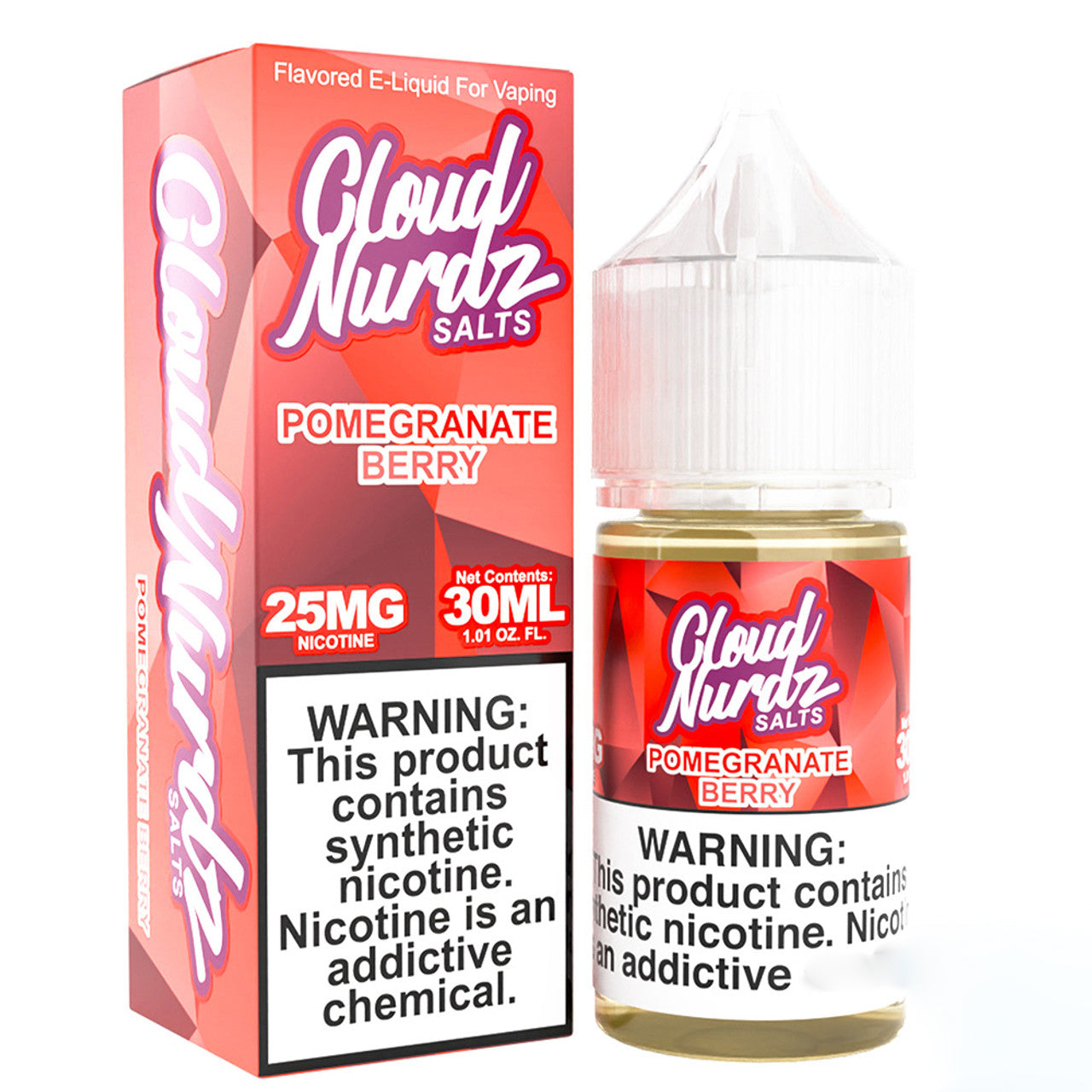 Cloud Nurdz Salts Tobacco-Free Nicotine Salt E-Liquid 30ML (MSRP $19.99)