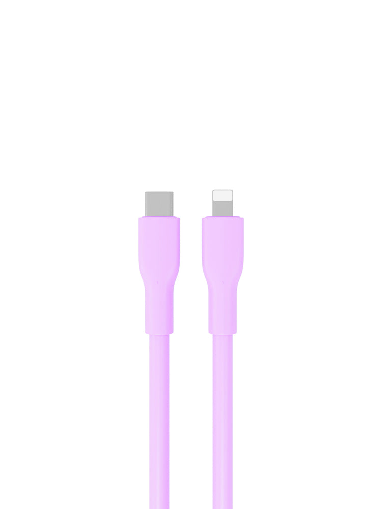 LuckyPromos | Silicone cable C to Lightning cable