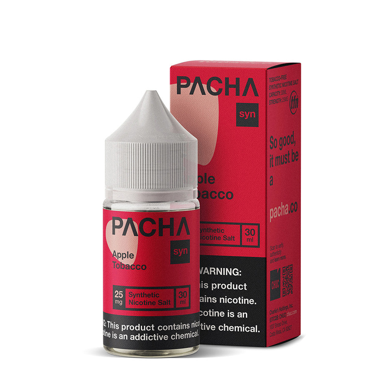 Pacha Syn Synthetic Nicotine Salt E-Liquid 30ML (MSRP $15.00)