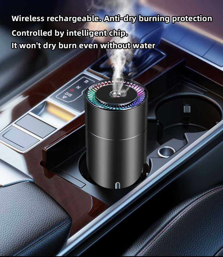 High Quality Aluminum Alloy 260ml Mini Car Humidifier Essential Oil Diffuser Customized Humidifier Air Purifier