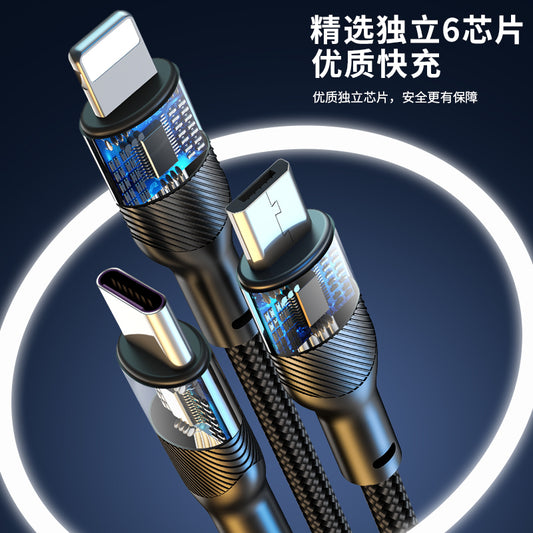 LuckyPromos | 3-in-1 Fast Charging Cable