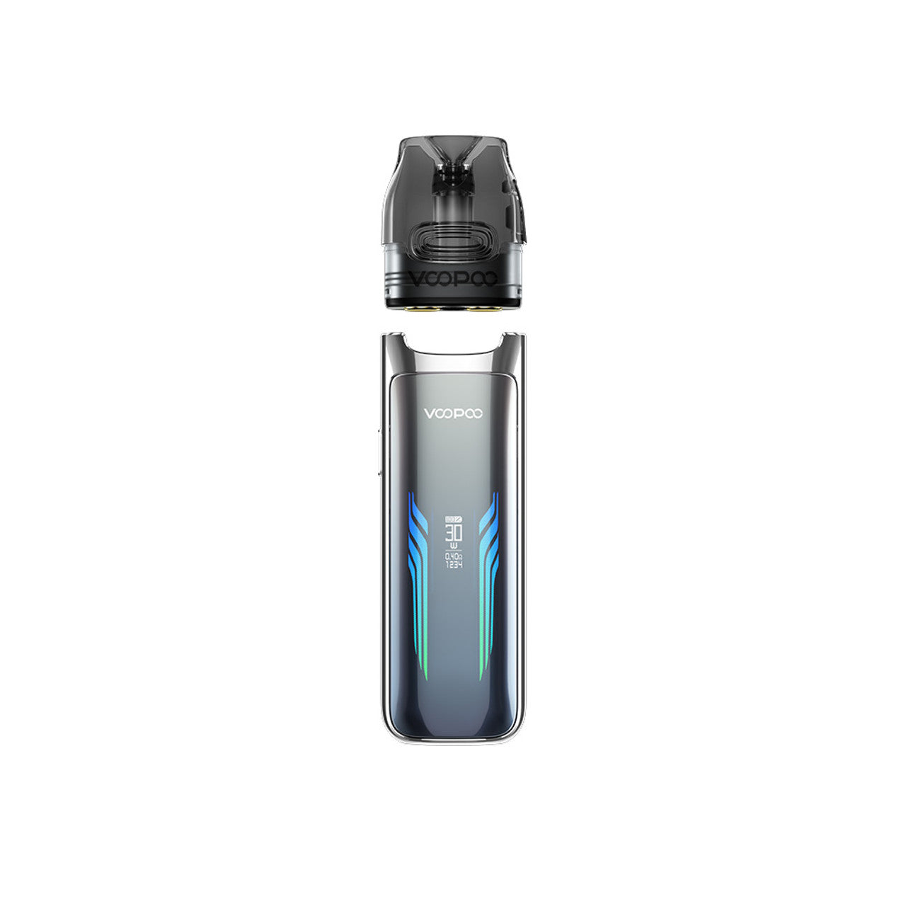 VooPoo Vmate Max 1200mAh Pod System Starter Kit With 2 x 3ML Refillable Vmate Top Fill Cartridge Pod (MSRP $39.99)