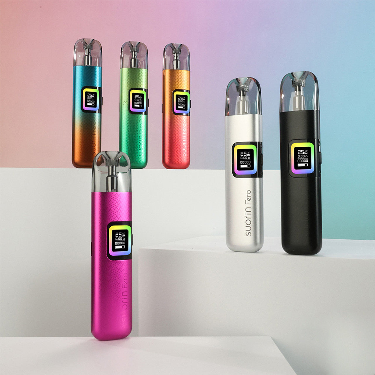 Suorin Fero 1000mAh Pod System Starter Kit With 2 x Refillable 3ML Cartridge Pod (MSRP $34.99)