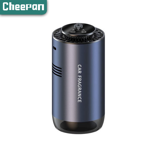 Luxury Aluminum Wireless Portable Scent Car Aroma Diffuser with 50ml Essential Oil