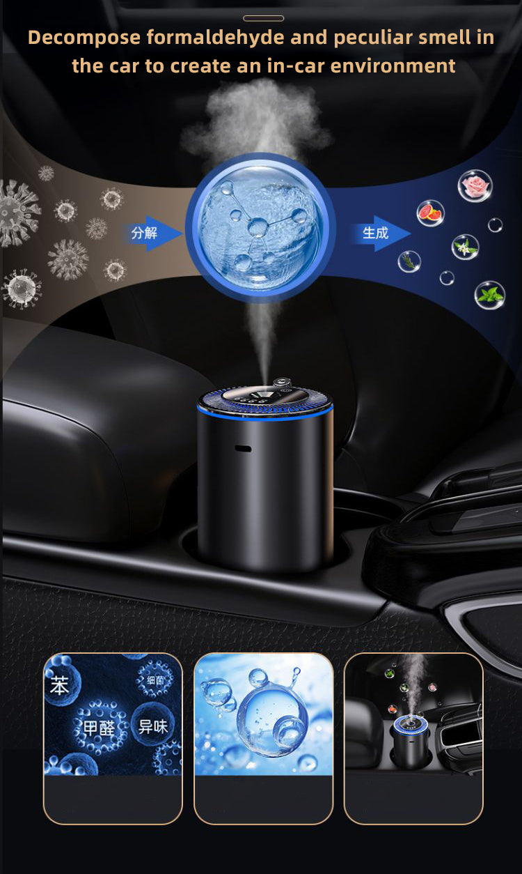 Smart Air Freshener Mini Humidifier 50ml Automatic Colorful Warm Lighting Air Humidifier