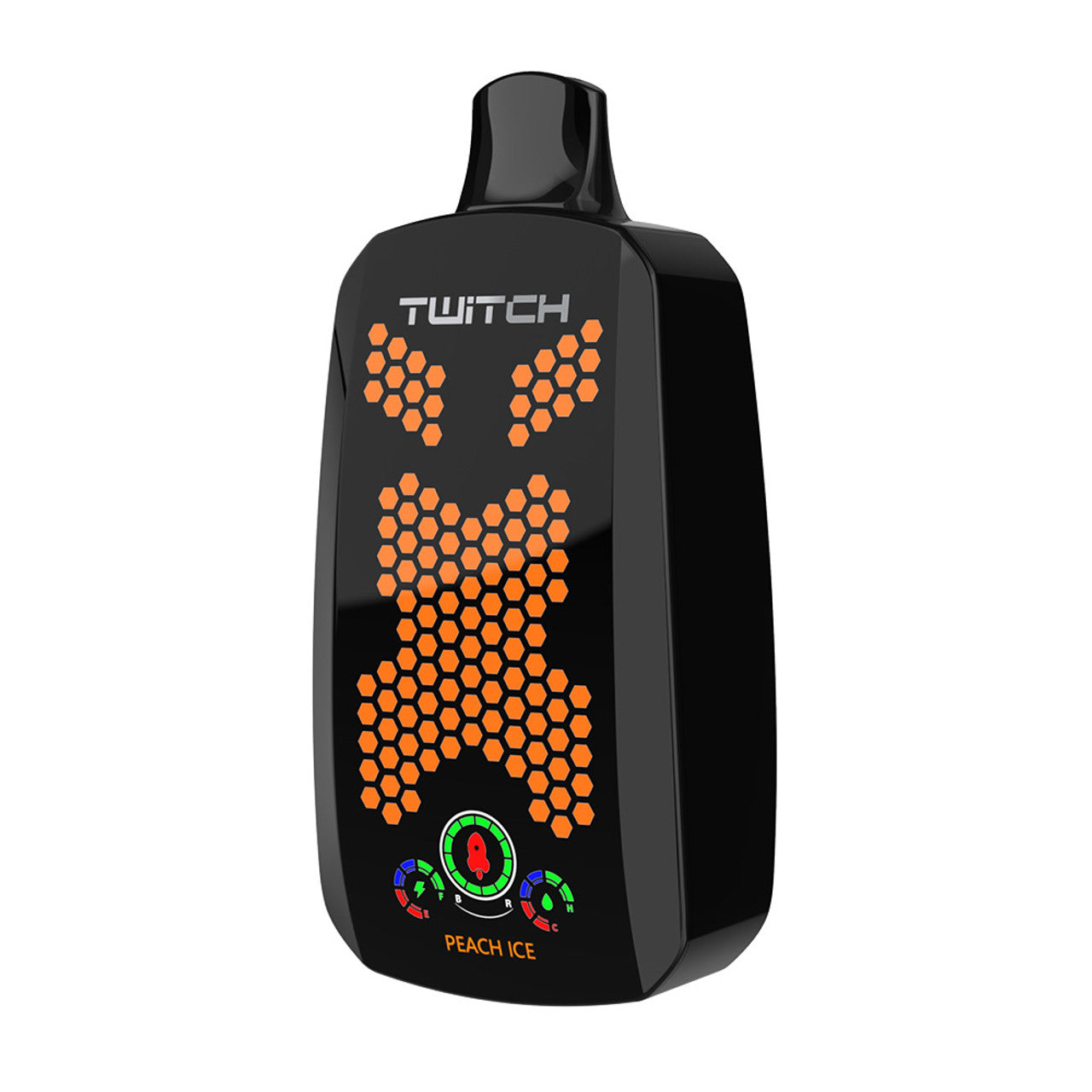 Twitch VPR12000 Puffs 18ML Disposable Rechargeable Vape Device With E-Liquid Screen - Display of 5 (MSRP $20.00 Each)