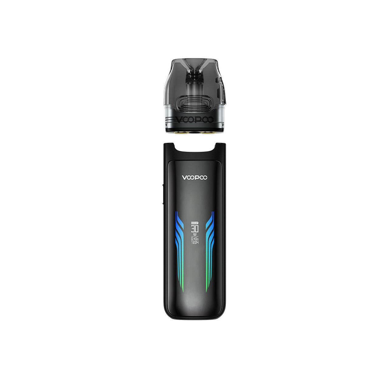 VooPoo Vmate Max 1200mAh Pod System Starter Kit With 2 x 3ML Refillable Vmate Top Fill Cartridge Pod (MSRP $39.99)