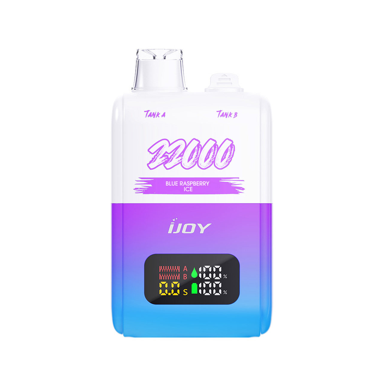 iJoy SD22000 22K Puffs 15ML + 15ML Disposable With Double Tank & Smart Screen - Display of 5 (MSRP $25.00 Each)