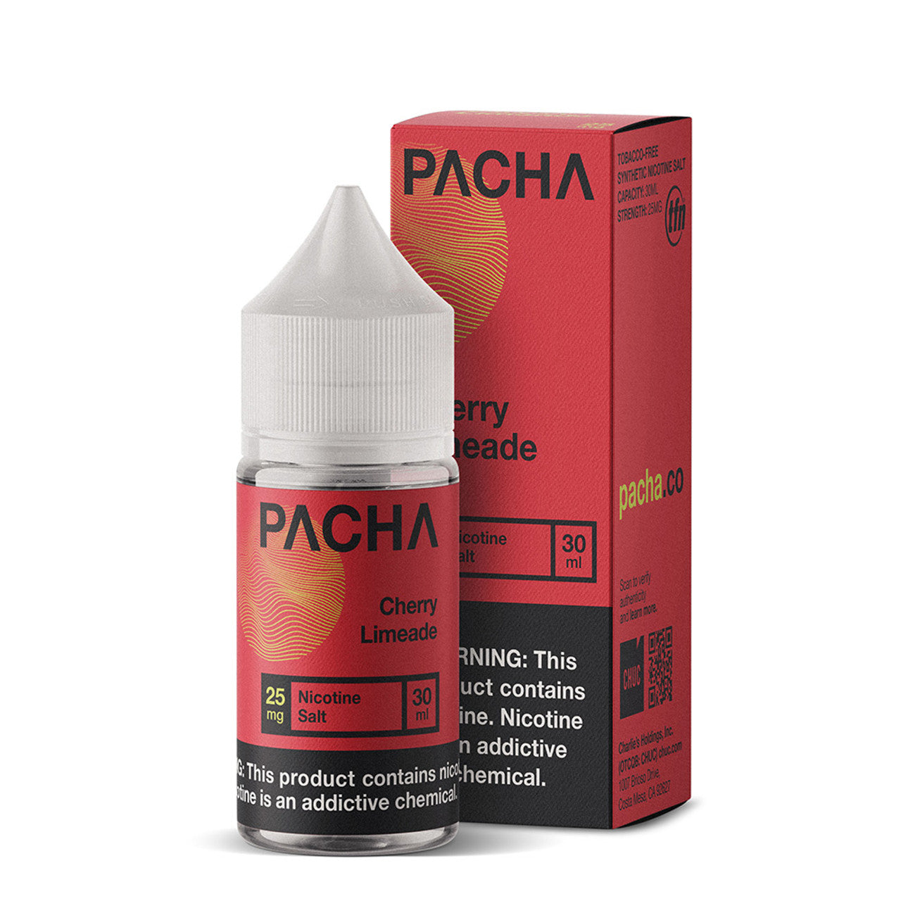 Pacha Syn Synthetic Nicotine Salt E-Liquid 30ML (MSRP $15.00)