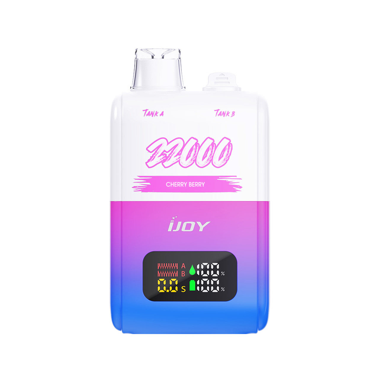 iJoy SD22000 22K Puffs 15ML + 15ML Disposable With Double Tank & Smart Screen - Display of 5 (MSRP $25.00 Each)