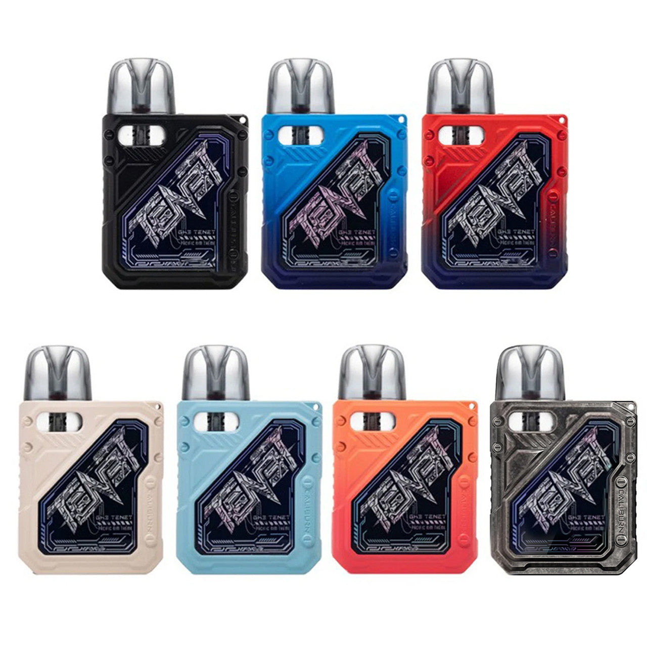 Uwell Caliburn GK3 Tenet 1000mAh Pod System Starter Kit With 2 x Refillable 2ML & 2.5ML Caliburn G3 Cartridge Pod (MSRP $35.00)