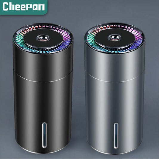 High Quality Aluminum Alloy 260ml Mini Car Humidifier Essential Oil Diffuser Customized Humidifier Air Purifier