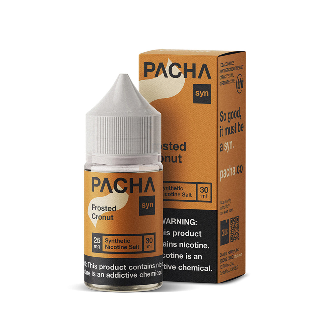 Pacha Syn Synthetic Nicotine Salt E-Liquid 30ML (MSRP $15.00)