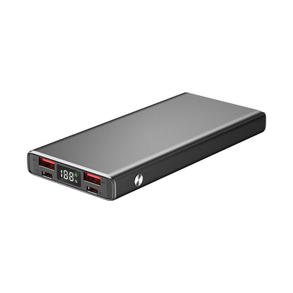LuckyPromos | Ultra-thin Mini 10000mAh Aluminum Alloy Power Bank PD 22.5W