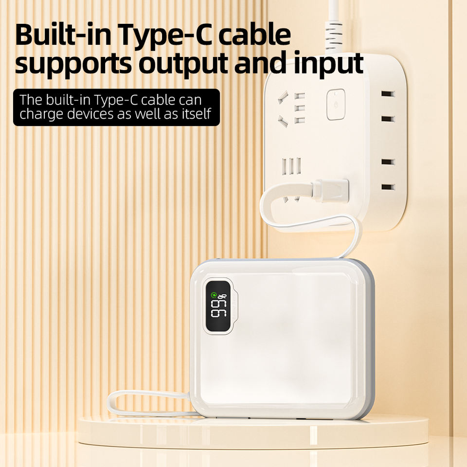 LuckyPromos | High Performance PD22.5W USB-C Output 5000mAh Fast Charging Li-Polymer Battery