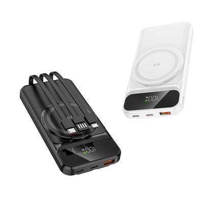 LuckyPromos | 10000mAh Portable 15W Wireless Charge Power Bank PD 22.5W