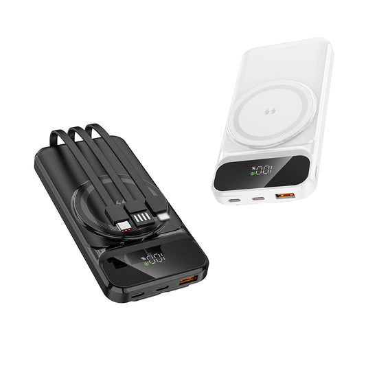 LuckyPromos | 10000mAh Portable 15W Wireless Charge Power Bank PD 22.5W