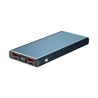 LuckyPromos | Ultra-thin Mini 10000mAh Aluminum Alloy Power Bank PD 22.5W