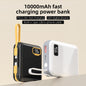 LuckyPromos | Custom 10000mAh With Digital Display Mini Pocket Portable Built in Cable Powerbank