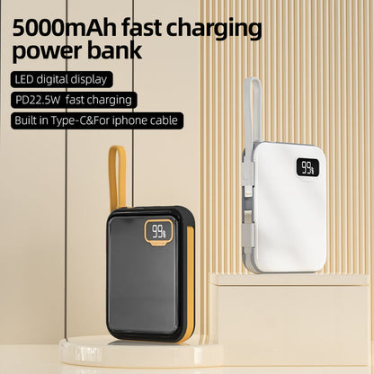 LuckyPromos | High Performance PD22.5W USB-C Output 5000mAh Fast Charging Li-Polymer Battery