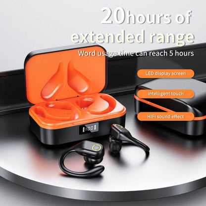 LuckyPromos | Ear Hook ANC ENC Tws J10 Bt 5.3 Wireless Earbuds In-ear Headphones Waterproof