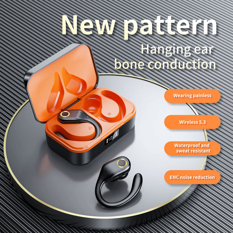 LuckyPromos | Ear Hook ANC ENC Tws J10 Bt 5.3 Wireless Earbuds In-ear Headphones Waterproof