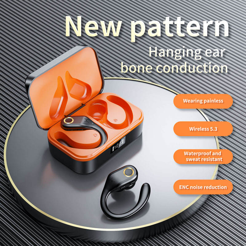 LuckyPromos | Ear Hook ANC ENC Tws J10 Bt 5.3 Wireless Earbuds In-ear Headphones Waterproof