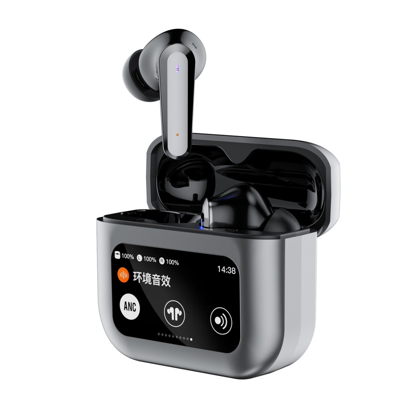 LuckyPromos | Q30 ANC BT5.3 Wireless Earphone Digital Display